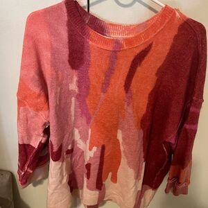 Adore Multicolor Crew Neck Sweater